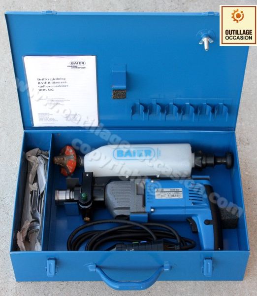 ( *VENDU* ) Ponceuse / carotteuse BAIER BDB 802