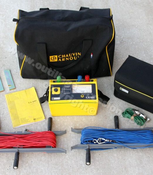( *VENDU* ) Mesureur de terre CA 6421 + kit terre