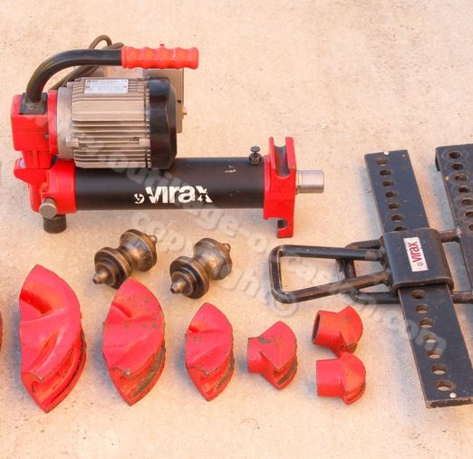 ( *VENDU* ) Cintreuse hydraulique électrique VIRAX