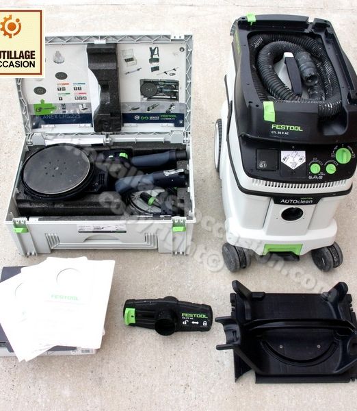 ( *VENDU* ) Ponceuse girafe FESTOOL PLANEX LHS 225 + CTL 36 E AC