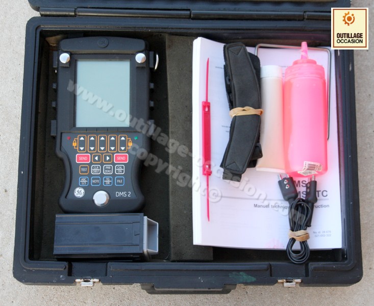 Sonde à Ultrasons 5MHz/8mm Pour Jauge D'épaisseur Krautkramer DM4 - Neuf Avec Fiche