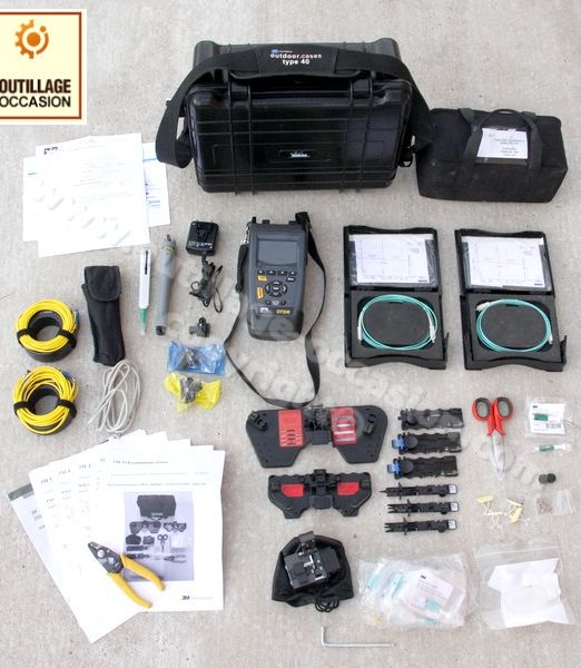 ( *VENDU* ) Micro-Réflectomètre OTDR Quad IDEAL 33-960