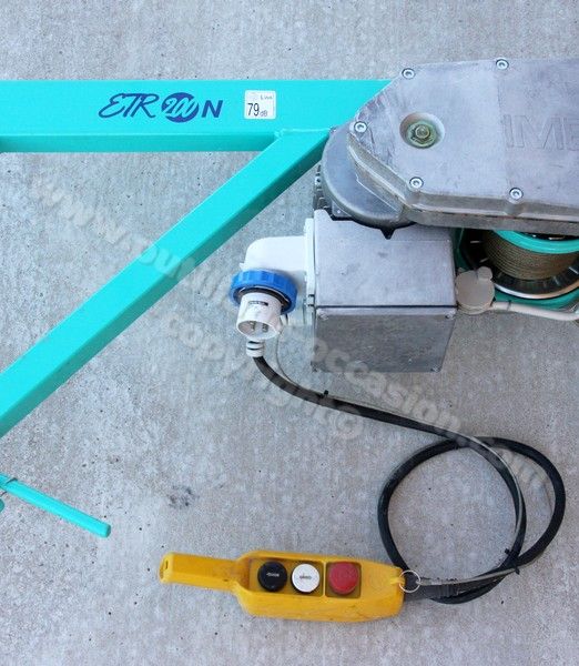 ( *VENDU* ) Treuil élévateur IMER ETR 200 N + potence