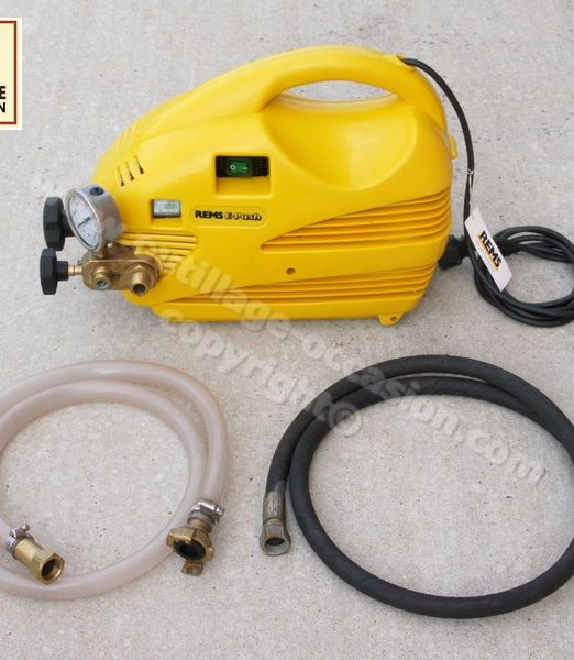 ( *VENDU* ) Pompe d'épreuve électrique REMS E-PUSH