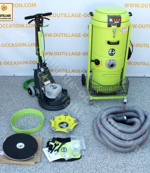 ( *VENDU* ) Ponceuse WOLFF MAMBO EVO + aspirateur T-REX
