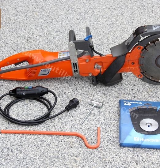 ( *VENDU* ) Découpeuse électrique HUSQVARNA K3000 CUT-N-BREAK