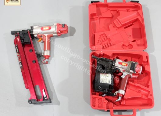 ( *VENDU* ) 2 cloueurs pneumatique haute pression MAX HS130 + HN90