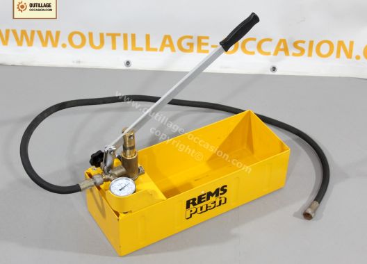 ( *VENDU* ) Pompe d&rsquo;épreuve REMS PUSH