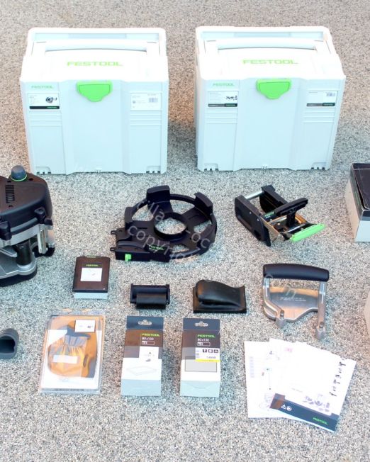 ( *VENDU* ) Plaqueuse de chants FESTOOL CONTURO KA 65 + KIT KB-KA 65 SYS + colles EVA