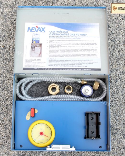 ( *VENDU* ) Contrôleur d'étanchéité gaz NEVAX
