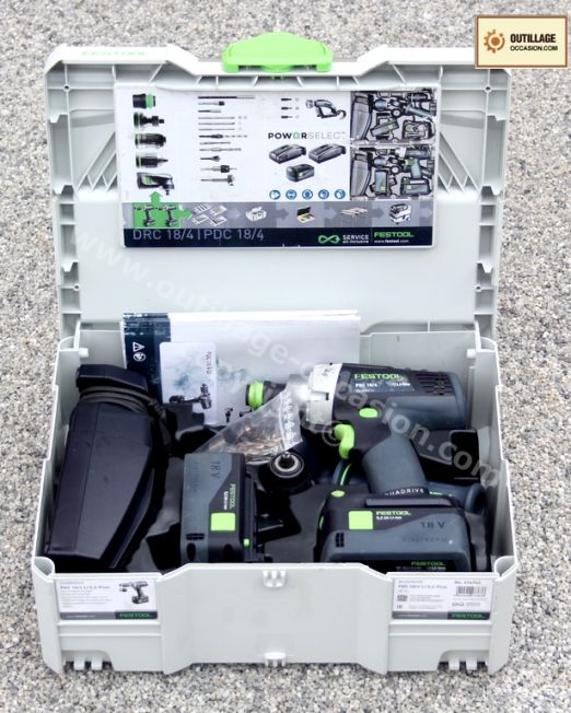 ( *VENDU* ) Visseuse FESTOOL PDC 18/4 Li - 5.2 Ah