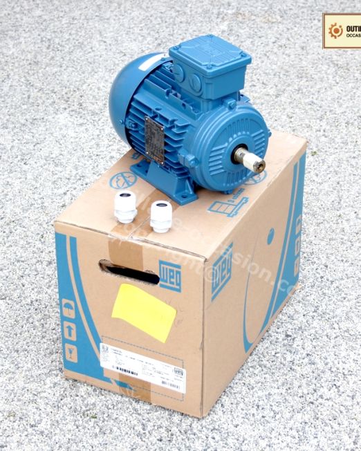 ( *VENDU* ) Moteur triphasé WEG W21 1.5Kw