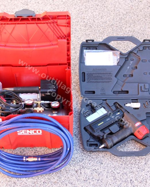 ( *VENDU* )  Set compresseur + cloueur SENCO