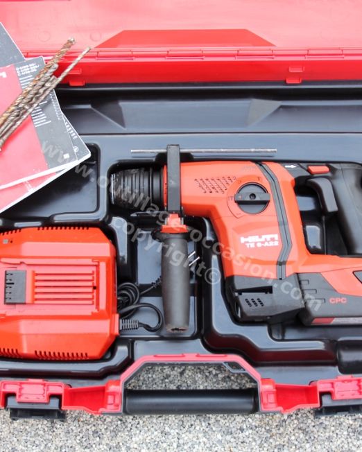 ( *VENDU* ) Perforateur HILTI TE 6-A22 AVR Li-ion