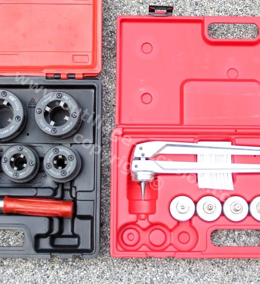 ( *VENDU* ) Pince à emboiture VIRAX + filière KS-TOOLS (en pouces)