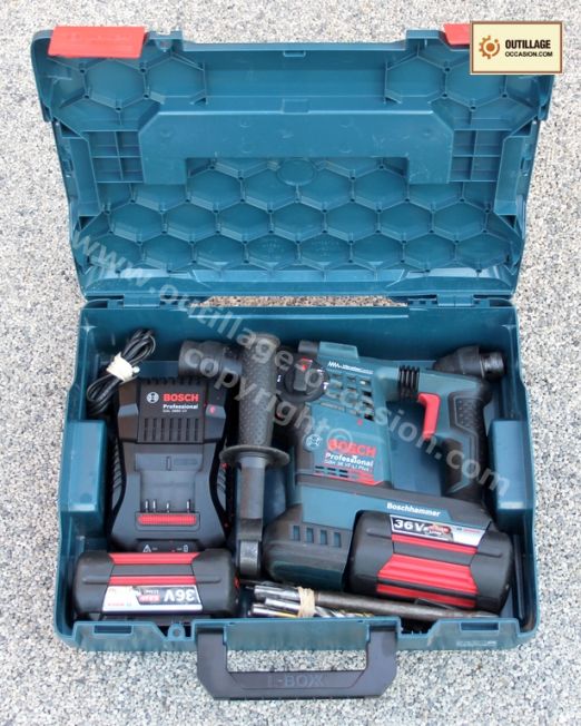 ( *VENDU* ) Perforateur SDS+ sans-fil BOSCH GBH 36 VF-LI Plus + 2 batteries 6Ah