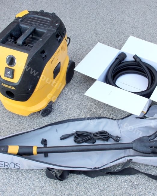( *VENDU* ) Ponceuse girafe MIRKA LEROS 950 + aspirateur DE 1230 L PC