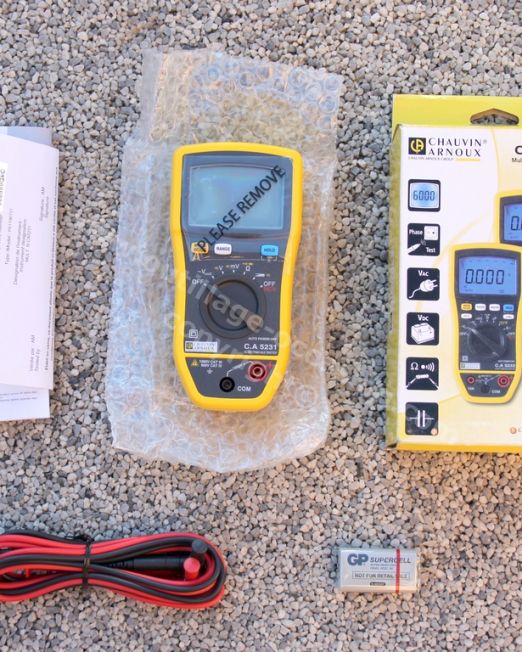 ( *VENDU*BE* ) Multimètre CA5231+ détecteur CA742 CHAUVIN ARNOUX