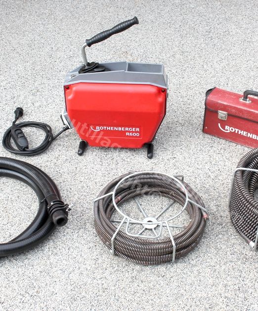 ( *VENDU* ) Déboucheur de canalisation ROTHENBERGER R600 avec équipement