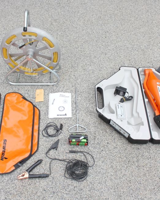 ( *VENDU* ) Localisateur de tuyaux et de câbles SEWERIN UTILITRAC R130
