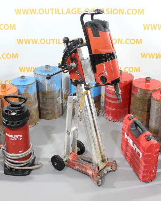 ( *VENDU* ) Carotteuse HILTI DD200 + 15 couronnes diamant