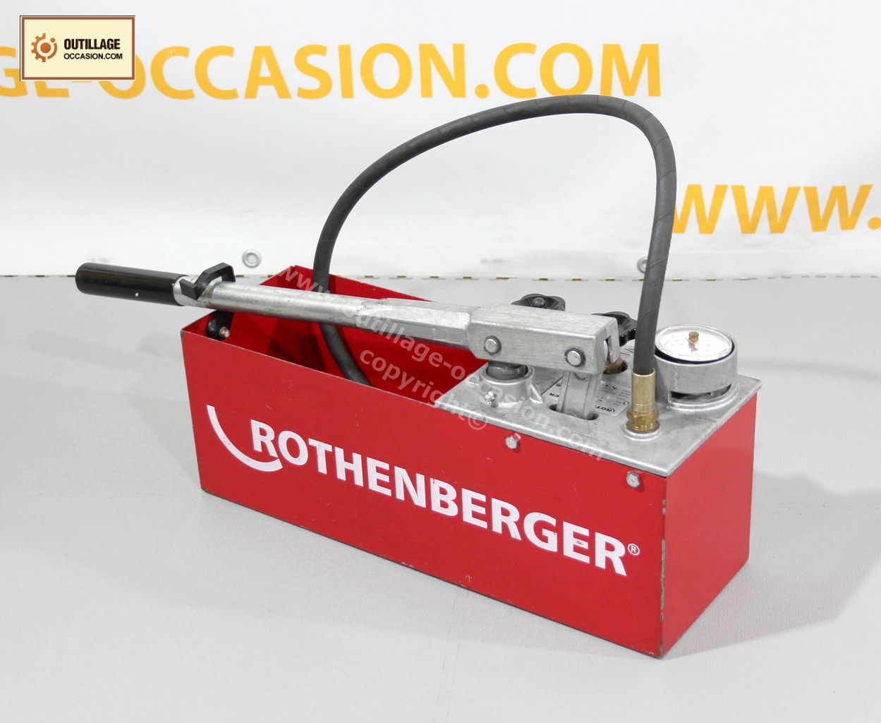 Pompe De Contrôle Rothenberger RP50-S INOX - Double Valve, Réservoir Inox, Précision De Mesure - Pour Tests D'étanchéité Et Pression - 4