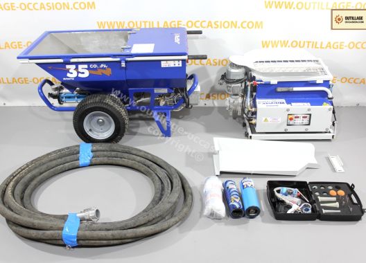 ( *VENDU*BE* ) Machine à projeter EUROPRO COMPACT PRO 35 + malaxeur PREMIUM