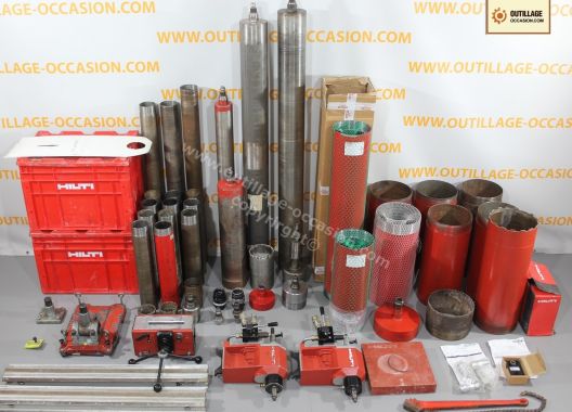 ( *VENDU* ) 2 carotteuses hydraulique HILTI DD 750 + accessoires (*)