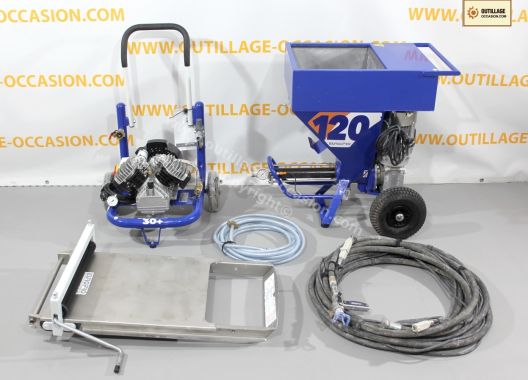Machine à projeter EUROPRO MINJET 120 + compresseur EUROPRO 30+
