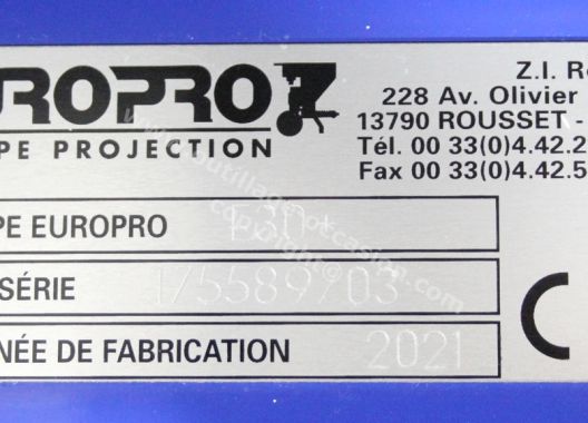 Machine à projeter EUROPRO MINJET 120 + compresseur EUROPRO 30+