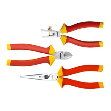 Sélection de 3 pinces isolées 1000 V : KL040160IS, KL050205IS et KL60160IS (KL302IS)