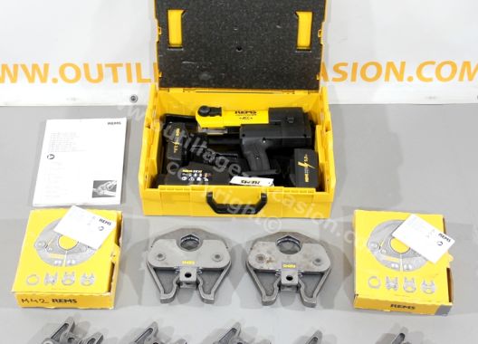 ( *VENDU* ) Sertisseuse REMS AKKU PRESS 22V ACC + 7 mâchoires