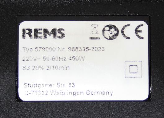 Sertisseuse REMS POWER-PRESS XL + Z6 + M88.9G – NEUF*