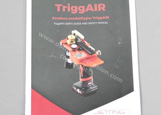 Machine de soufflage de fibres portative Jetting TriggAIR