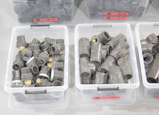 Important stock NEUF de raccords PVC GIRPI/NICOLL/PLASSON/etc…