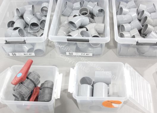 Important stock NEUF de raccords PVC GIRPI/NICOLL/PLASSON/etc…