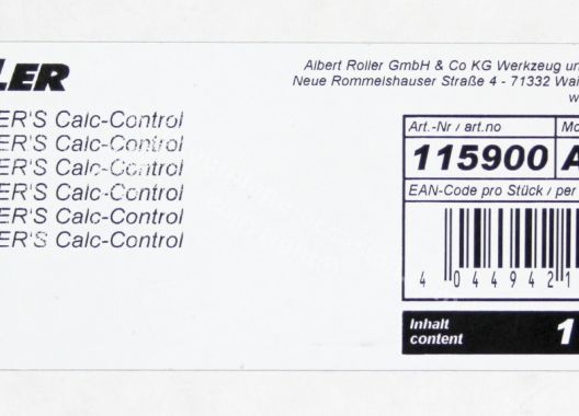Pompe de détartrage ROLLER&rsquo;S CALC-CONTROL – NEUF