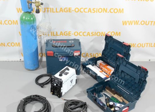 ( *VENDU* ) Poste à souder STAHLWERK + bouteille AIRLIQUIDE ARCAL PRIME 4.2m3