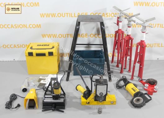 ( *VENDU* ) Rainureuse REMS COLLUM / AMIGO2 + coupe tube REMS CENTO + 3 servantes