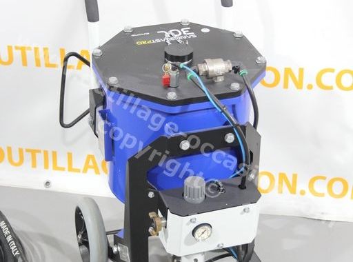 Ensemble sableuse SandBlastPro 30L + E 40 + Aéroréfrigérant + Kit pompe hydrogommage