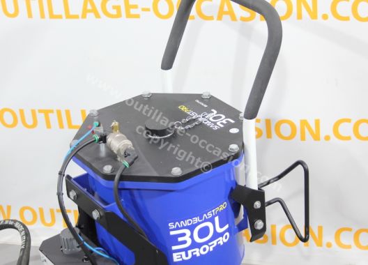 Ensemble sableuse SandBlastPro 30L + E 40 + Aéroréfrigérant + Kit pompe hydrogommage