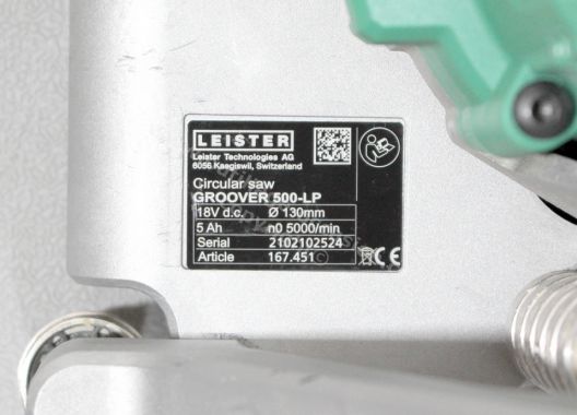 Chanfreineuse sans fil LEISTER GROOVER 500-LP