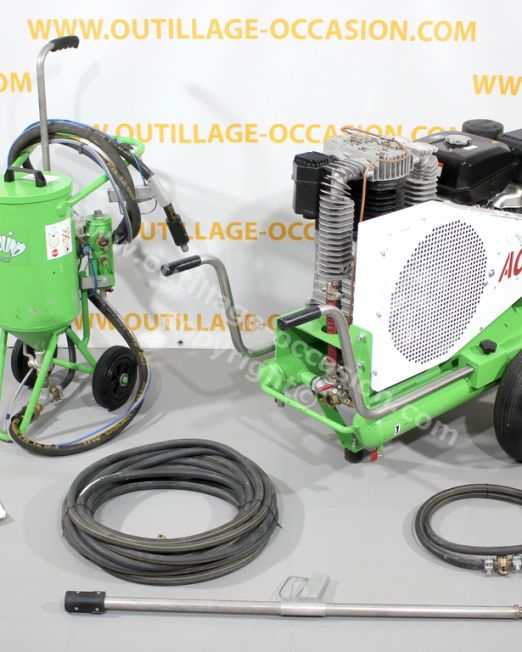 Aérogommeuse ACF TOPOLINO 18 + compresseur ACF CM 7