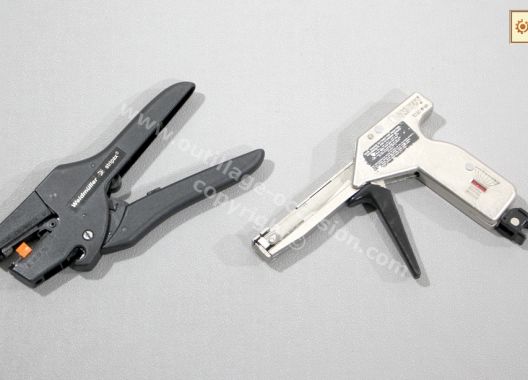 Pistolet serre-câble PANDUIT GS2B + pince WEIDMULLER STRIPAX AWG28…10