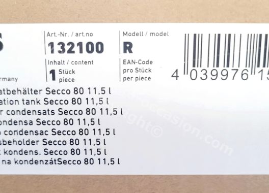 Déshumidificateur et sécheur de chantier REMS SECCO 80 + réservoir condensat – NEUFS