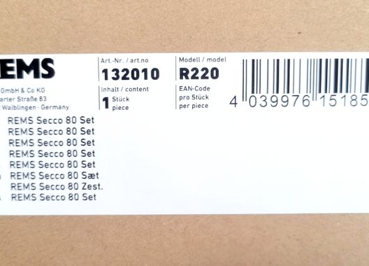 Déshumidificateur et sécheur de chantier REMS SECCO 80 + réservoir condensat – NEUFS