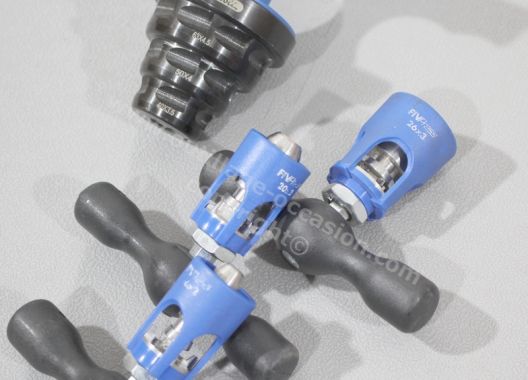 Sertisseuse VIRAX P30+ + 4 mâchoires TH + calibreurs + coupe tube diam.63 + ressorts