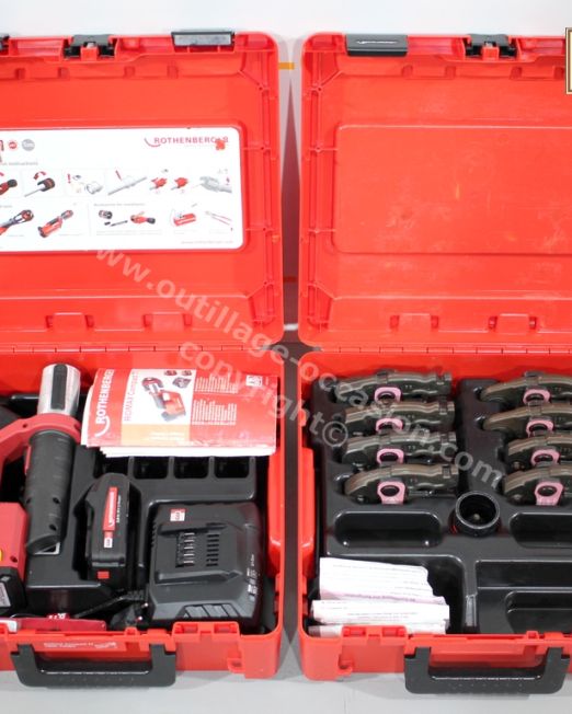Sertisseuse ROTHENBERGER ROMAX COMPACT TT + 8 mâchoires