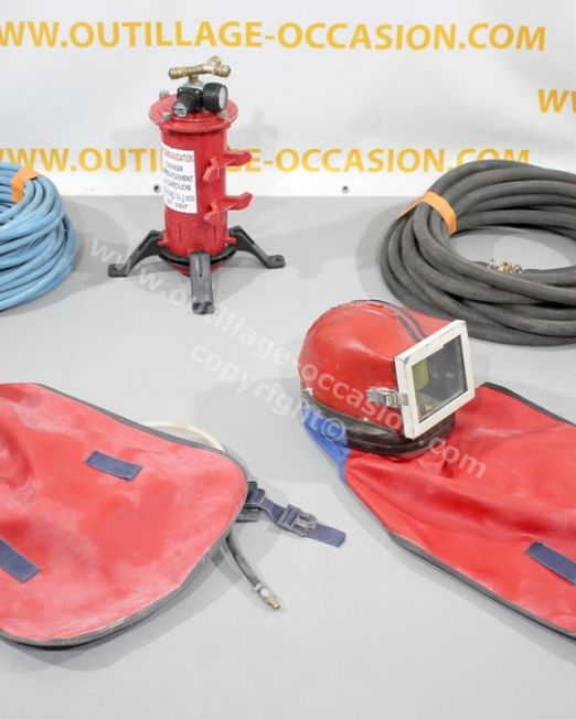 2 casques ACF BORNEO Fenêtre carrée + filtre air respirable PROMATEC