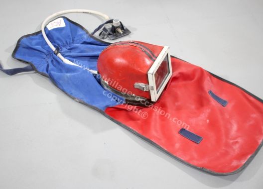 2 casques ACF BORNEO Fenêtre carrée + filtre air respirable PROMATEC
